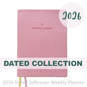 2026 "Weekly" Soft Cover PINK - Prayerful Planner Dated
