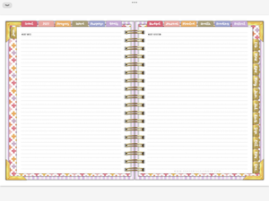 2027 Digital Planner All-In-One - Wildflowers
