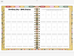 2027 Digital Planner All-In-One - Bible Bookcase