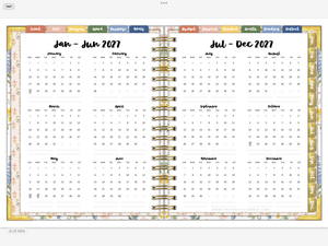 2027 Digital Planner All-In-One - Prayer Garden