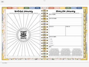 2027 Digital Planner All-In-One - Prayer Garden