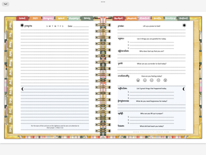 2027 Digital Planner All-In-One - Bible Bookcase