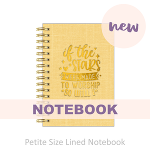 Notebook - "Petite Size" I Will Worship