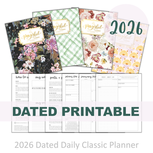 PRINTABLE 2026 Dated Planner - Classic Size