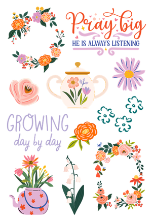 "Grow in Christ" Sticker Book
