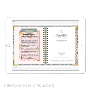 2025 Digital Planner All-In-One - PEACEFUL