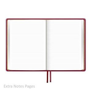 2027 "Weekly" Planner - "DATED" Soft Cover Red