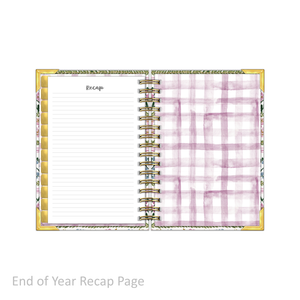 "Petite" Daily Planner - "UNDATED" Garden of Hope