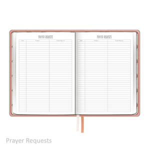 Weekly Planner - "UNDATED" Soft Cover PEACH BLOSSOM