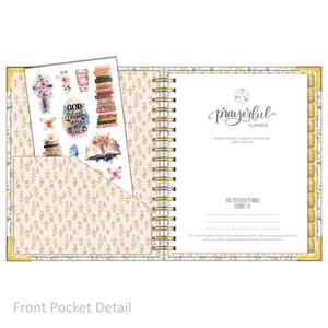2027 "Classic" Daily Planner - "DATED" Prayer Garden
