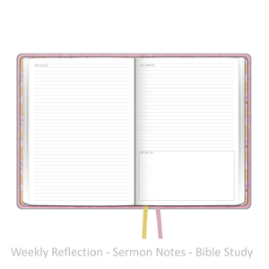 IMPERFECT 2026 "Weekly" Soft Cover PINK - Prayerful Planner Dated