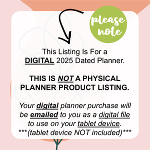 2025 Digital Planner All-In-One - BLESSED