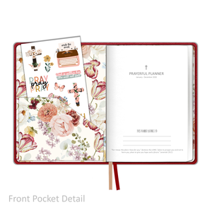 IMPERFECT 2026 "Weekly" Soft Cover CRIMSON - Prayerful Planner Dated