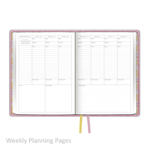 IMPERFECT 2026 "Weekly" Soft Cover PINK - Prayerful Planner Dated