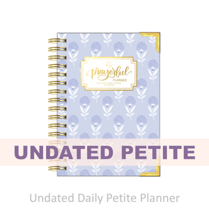 "Petite" Prayerful Planner - "UNDATED" Splendid Sky