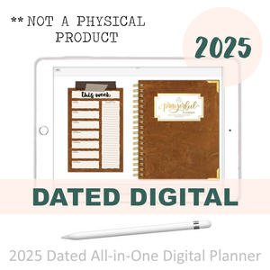 2025 Digital Planner All-In-One - STEADFAST
