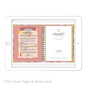 2025 Digital Planner All-In-One - BLESSED