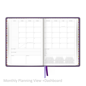 2027 "Weekly" Planner - "DATED" Soft Cover Purple