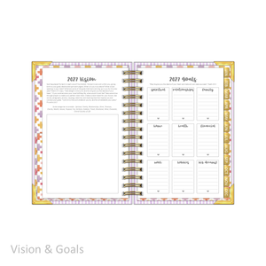 2027 "Petite" Daily Planner - "DATED" Wildflowers