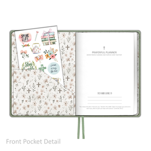 Weekly Planner - "UNDATED" Soft Cover FERN