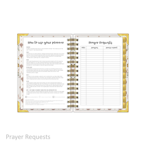 "Petite" Daily Planner - "UNDATED" Faith Over Fear