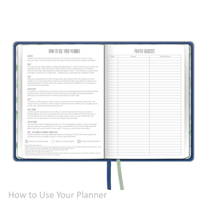 2026 "Weekly" Soft Cover BLUE - Prayerful Planner Dated