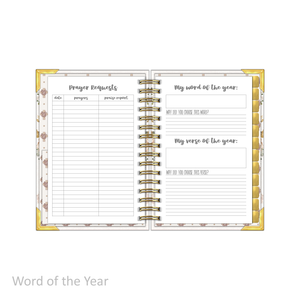 "Petite" Daily Planner - "UNDATED" Faith Over Fear