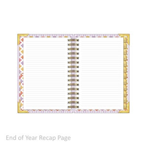 2027 "Petite" Daily Planner - "DATED" Wildflowers
