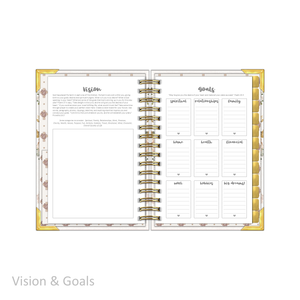 "Petite" Daily Planner - "UNDATED" Faith Over Fear