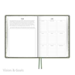 Weekly Planner - "UNDATED" Soft Cover FERN