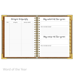 2025 "Weekly" SAND LINEN - Prayerful Planner Dated