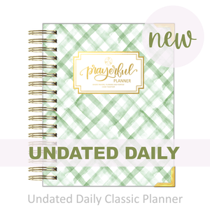 Daily Planner - "UNDATED" My Refuge