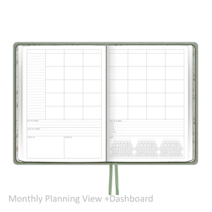 Weekly Planner - "UNDATED" Soft Cover FERN