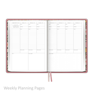 2027 "Weekly" Planner - "DATED" Soft Cover Pink