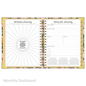 2027 "Classic" Daily Planner - "DATED" Bible Bookcase