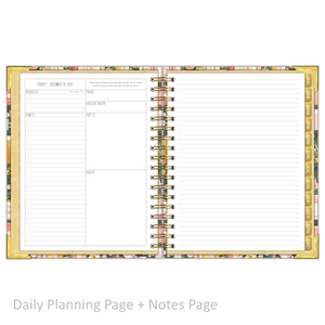 2027 "Classic" Daily Planner - "DATED" Bible Bookcase