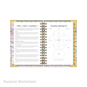 "Petite" Daily Planner - "UNDATED" Garden of Hope