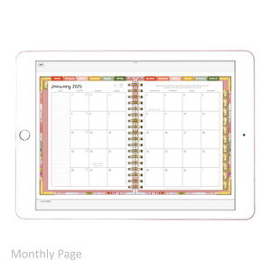 2025 Digital Planner All-In-One - BLESSED