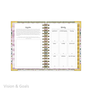 "Petite" Daily Planner - "UNDATED" Garden of Hope