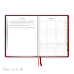 IMPERFECT 2026 "Weekly" Soft Cover CRIMSON - Prayerful Planner Dated