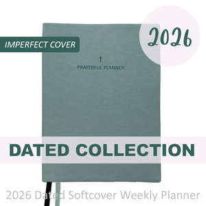 IMPERFECT 2026 "Weekly" Soft Cover MINT - Prayerful Planner Dated