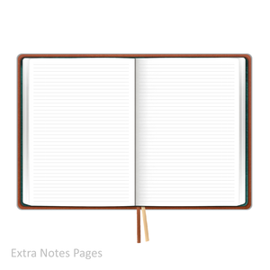 Weekly Planner - UNDATED Soft Cover Saddle