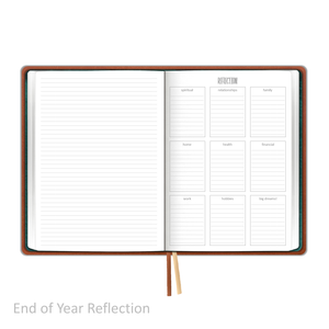 Weekly Planner - UNDATED Soft Cover Saddle