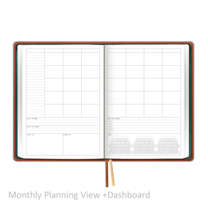 Weekly Planner - UNDATED Soft Cover Saddle