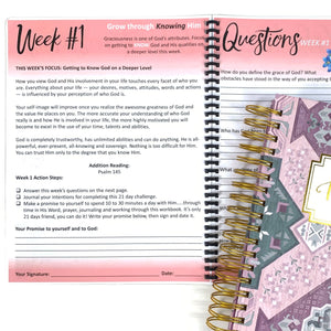 PRINTABLE Grow in Grace 21 Day Challenge