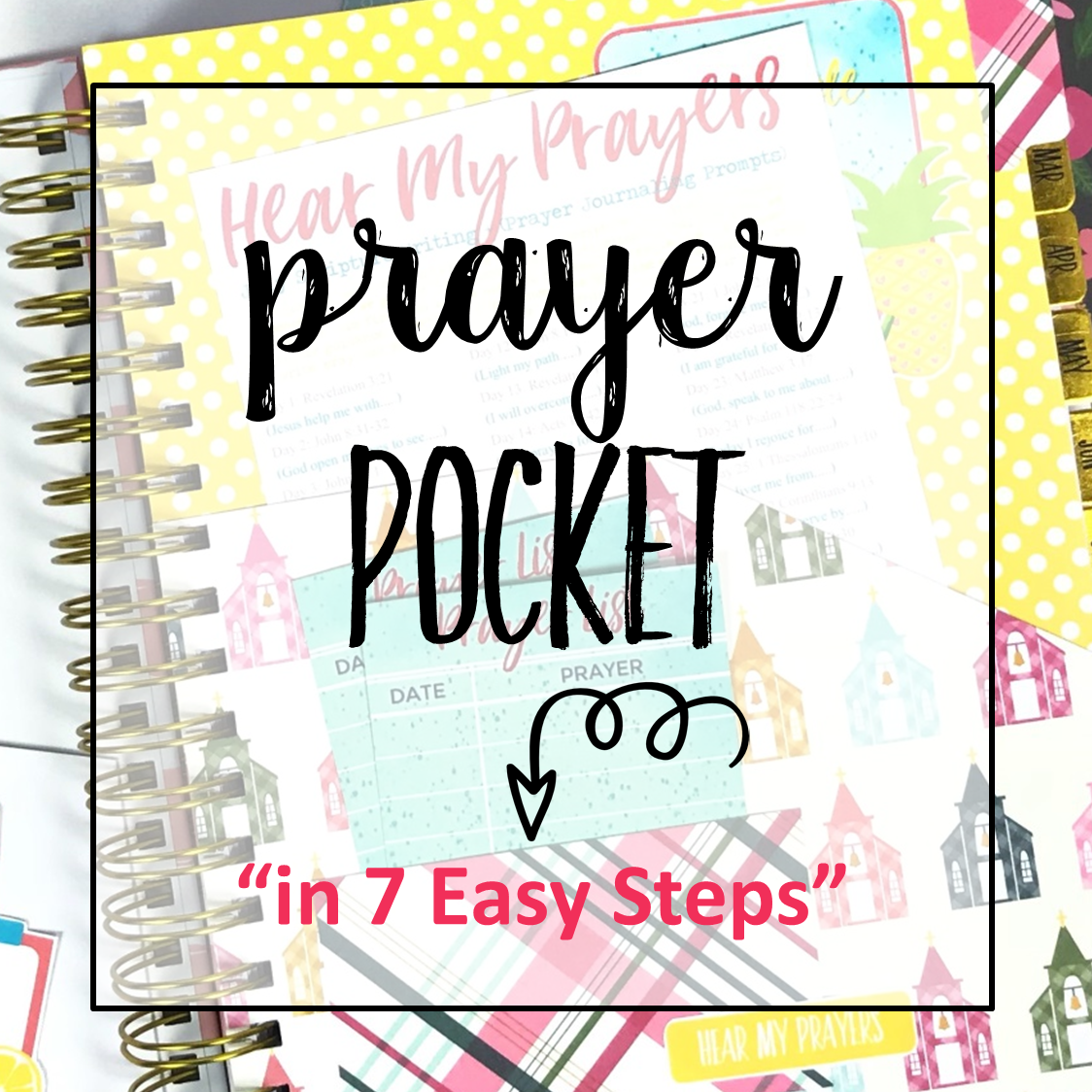 How to Make a Simple Prayer Pocket for Your Prayerful Planner!