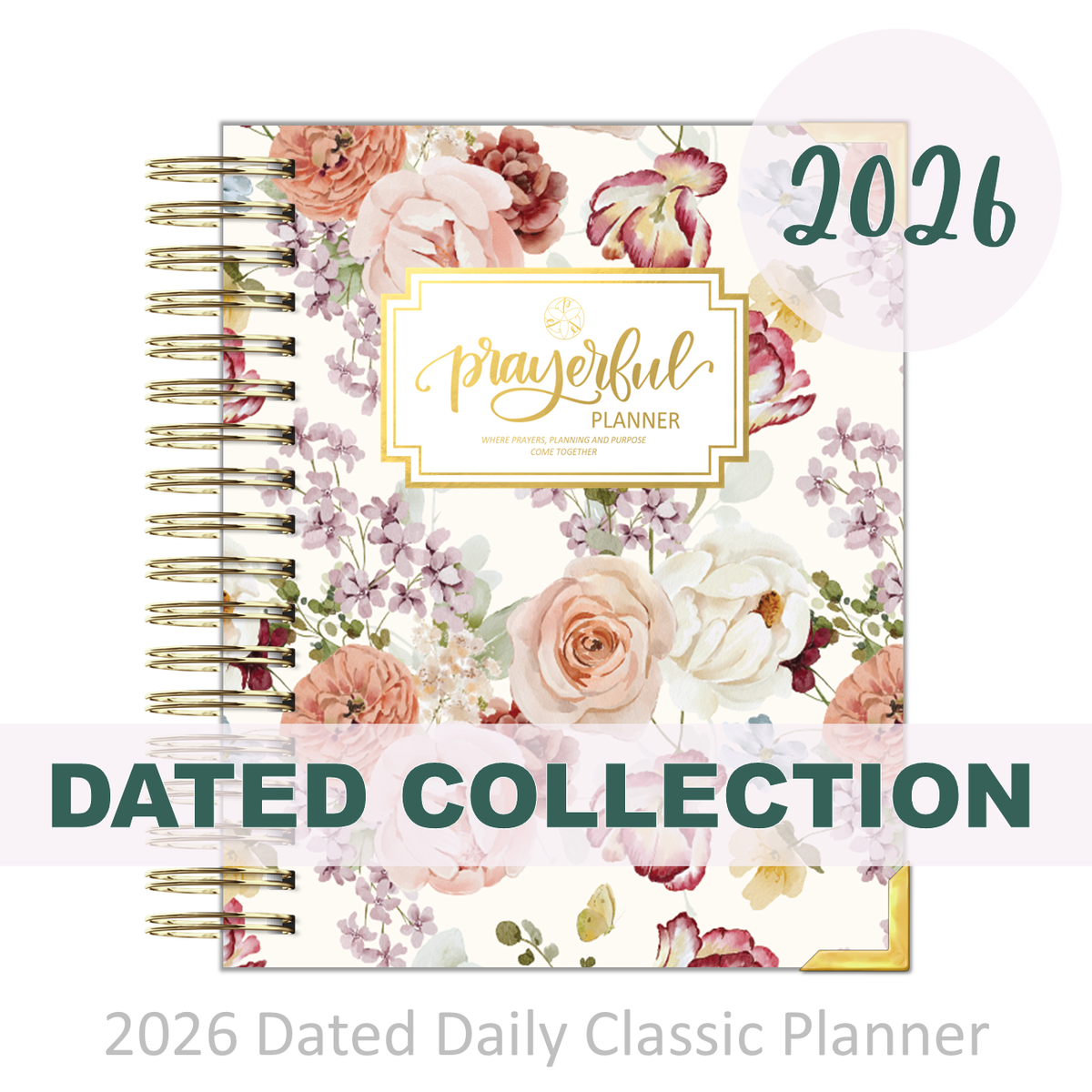 2026 &quot;Daily&quot; AMAZING GRACE - Prayerful Planner Dated