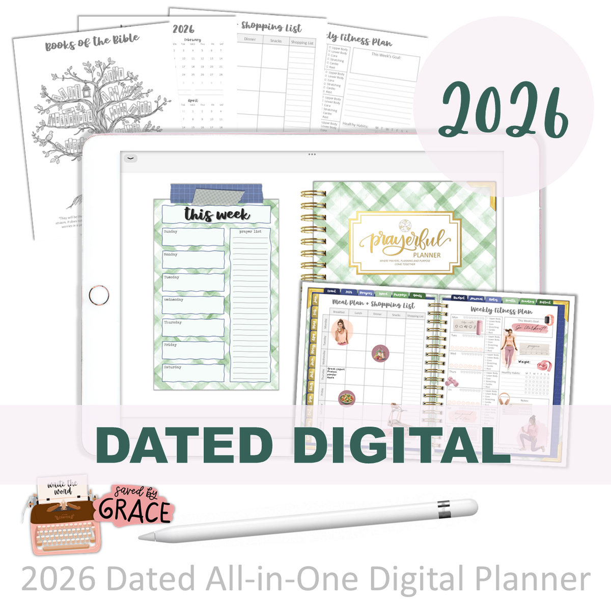 2026 Digital Planner All-In-One - MY REFUGE