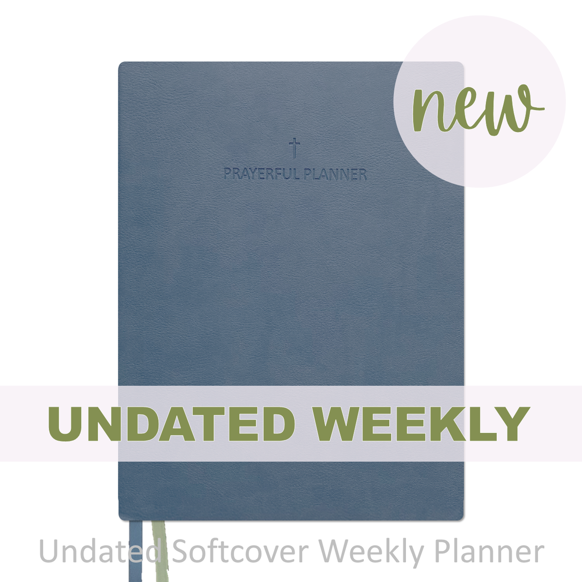 Weekly Planner - "UNDATED" Soft Cover BLUE