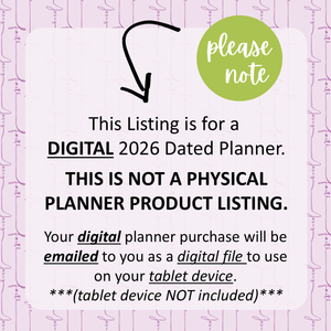 2026 Digital Planner All-In-One - BUNDLE